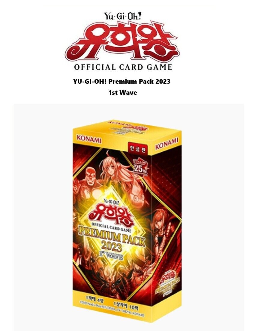 YUGIOH Booster Premium Pack 2023 1st Wave Korean Version 1 BOX